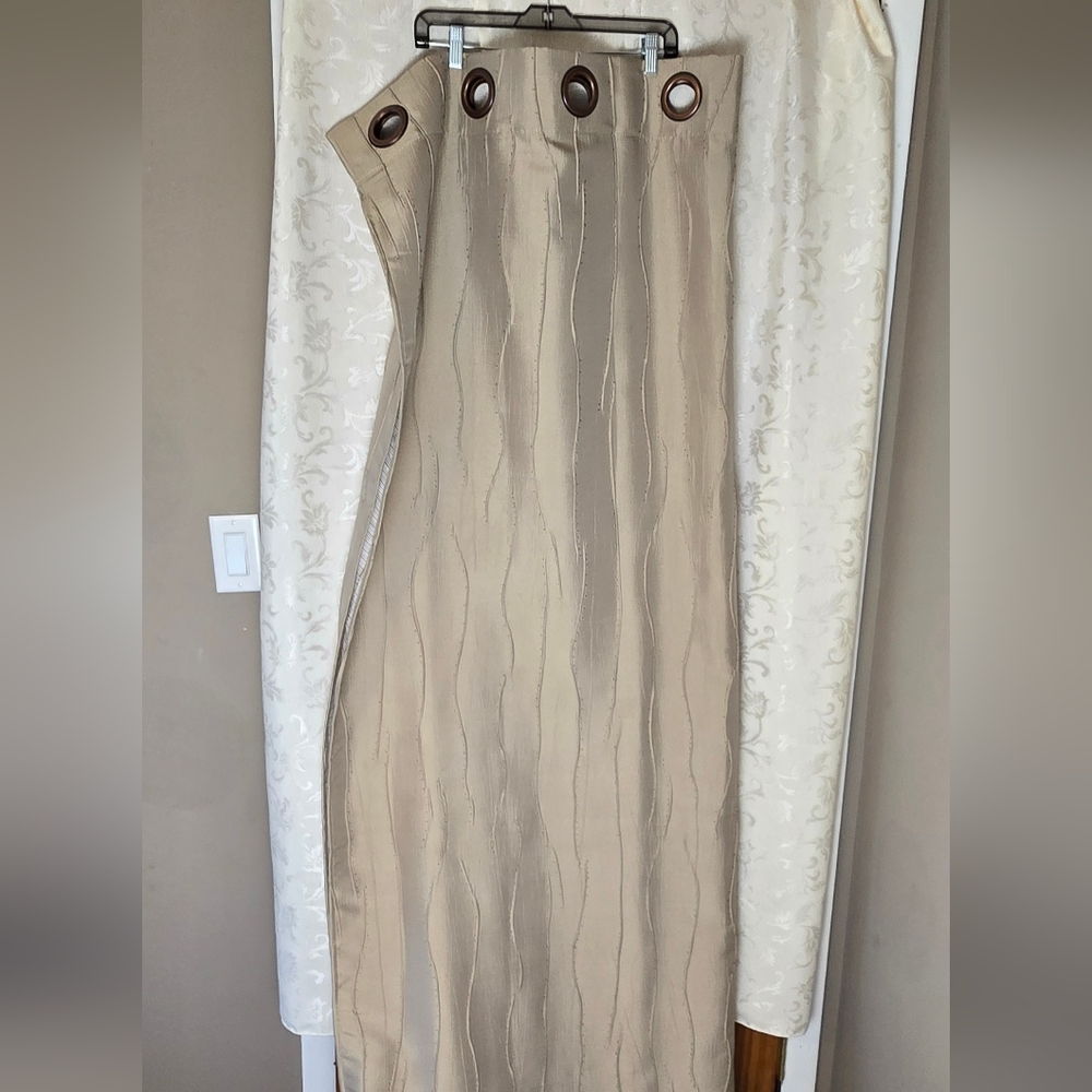 Elegant Beige Curtain Panels